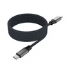 Fixed Fiksuotas | Magnetinis pintas laidas USB-C/USB-C, USB 2.0, pilkas | FIXDBM-CC2-GR