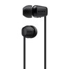 Belaidės į ausį įdedamos ausinės Sony WI-C200B, juodos