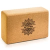 Spokey NIDRA Yoga Block, 7,5 x 15,2 x 22,5 cm, ruda, kamštiena