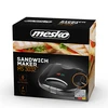 Sumuštinių keptuvas Mesko sumuštinių keptuvė MS 3032 Juodas, 750 W, lėkščių skaičius 1, sumuštinių skaičius 2 sumuštiniai / 4 trikampiai sumuštiniai