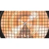 SUNRED® Indus Bright pastatomas infraraudonųjų spindulių terasos šildytuvas RSS19, 2100 W, Juodas
