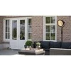 SUNRED® Indus Bright pastatomas infraraudonųjų spindulių terasos šildytuvas RSS19, 2100 W, Juodas