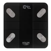 Virtuvinės svarstyklės Adler | Smart Bathroom Scale | AD 8186b | Maximum weight (capacity) 180 kg | Accuracy 100 g | Body Mass Index (BMI) measuring |
