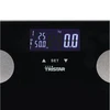 Tristar Asmeninės svarstyklės | WG-2442 | Maksimalus svoris (keliamoji galia) 150 kg | Tikslumas 100 g | Kūno masės indekso (KMI) matavimas | Juodos spalvos