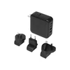 TARGUS 100W Gan Charger Multi prievadas su kelioniniais adapteriais