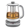 TEFAL BJ551B10 | Tea Virdulys | 1400 W | 1.5 L | Glass | 360° rotational base | Baltas/Pilkas
