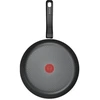 TEFAL Pan | H0560642 | Frying | Diameter 28 cm | Suitable for induction hob | Fixed handle | Juodas
