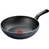 TEFAL keptuvė | H0561942 | Wok | 28 cm skersmuo | Tinka indukcinei kaitlentei | Fiksuota rankena | Juodas