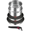 Nerūdijančio plieno puodų ir keptuvių rinkinys Tefal Ingenio Emotion L897S574, 5 dalių, 16/20/22/28 cm