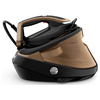 TEFAL | Pro Express Vision garo stotis | GV9820 | 3000 W | 1,2 l | 9 barai | Automatinis išjungimas | Vertikali garų funkcija | Kalkių valymo funkcija | Juodas/Auksas