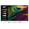 Sharp 4K QLED MiniLED televizorius | 50JP7265E | 50 | Išmanusis televizorius | „Google TV“ | UHD | Sidabras