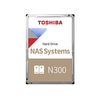 Toshiba HDD NAS N300 3.5" 14TB / 7.2k / SATA / 512MB / Reliability: 24x7, 180TB per year, 1.2M hours / 3Y Garantija (RETAIL HDWG31EEZSTAU) Toshiba Hard Drive N300 NAS 7200 RPM 14000 GB 512 MB