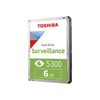 TOSHIBA S300 vaizdo stebėjimo HDD 6TB 3,5 colio 5400rpm 256MB 24/7 SMR Warr 3m. BULK