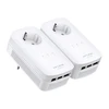 TP-Link AV1300 3 prievadų "Gigabit Passthrough Powerline" elektros tinklo adapterio pradinis rinkinys (TL-PA8030P KIT)