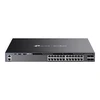 Šakotuvas TP-LINK SG6428XHP Omada 24 prievadų Gigabit sukraunamas L3 valdomas PoE+ jungiklis su 4 10G lizdais | TP-LINK