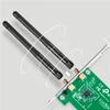 TP-LINK 300MBit/s WLAN-N PCI Express adapteris Atheros-Chipsatz 2T2R 2,4GHz 802.11b/g/n 2 nuimamos antenos
