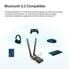 TP-LINK | Archer TX20E AX1800 Wi-Fi 6 Bluetooth 5.2 PCIe adapteris