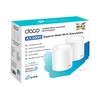 TP-LINK | Whole Home Mesh Wi-Fi 6 System | Deco X50 (2-pack) | 802.11ax | 574+2402 Mbit/s | Ethernet LAN (RJ-45) jungtys 3 | Mesh Support Yes | MU-MiMO Yes | No mobile broadband | Antenna type Internal