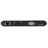 „Tripp Lite“ USB-C dokas, dvigubas „Ekranas“ – 4K HDMI/mDP, VGA, USB 3.2 Gen 1, USB-A/C šakotuvas, GbE, atminties kortelė, 100 W PD įkrovimas