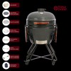 TunaBone Kamado classic kepsninė 26", XL dydis, tamsiai pilka