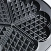 Vaflinė GRAEF. WA 80 Sidabrinis, 850 W, Širdies forma, Vaflių skaičius 5
