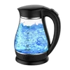 Adler Virdulys AD 1274 Standartinis, Plastikas, stiklas, Juodas/ skaidrus, 2200 W, 360° sukamasis pagrindas, 1,7 L