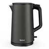 TEFAL | Virdulys | KI583E10 | Elektrinis | 2000 W | 1,7 l | Nerūdijantis plienas | 360° sukamasis pagrindas | Juodas