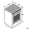 Indukcinė viryklė Bosch HLN39A060U, juoda