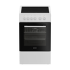 Viryklė INDESIT Cooker | I5V8PMW | Hob type Ceramic | Oven type Electric | Baltas | Plotis 50 cm | Gylis 60 cm | 55 L