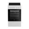 Viryklė INDESIT Cooker | I5V8PMW | Hob type Ceramic | Oven type Electric | Baltas | Plotis 50 cm | Gylis 60 cm | 55 L