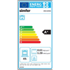 Viryklė Simfer | Cooker | 4401SGRBB | Hob type Gas | Oven type Gas | Baltas | Plotis 50 cm | Gylis 55 cm | 49 L
