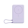 „Xiaomi“ magnetinė išorinė baterija 10000 su įmontuota | 10000 mAh | Violetinė