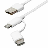 „Mi 2-in-1“ USB laidas („Micro USB“ iki C tipo) „Xiaomi USB-A“, C tipas