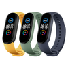XIAOMI Mi Smart Band 5/6 Strap Mėlyna Geltona Žalias