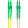 LANBERG šviesolaidinis patchcord SM LC/APC-LC/UPC dvipusis 2m LSZH g657a1 3.0mm geltonas