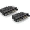 DELOCK Adapteris SATA 22pin vyriškas > Plonas SATA moteriškas 13pin