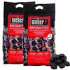 Presuoti anglies briketai WEBER, 8kg
