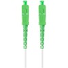 LANBERG šviesolaidinis patchcord SM SC/APC-SC/APC simplex 20m LSZH g657b3 3.0mm baltas