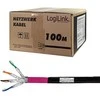 LogiLink Logilink Erdverlegekabel S/FTP Cat7 AWG23 1000MHz schw. 100m