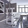 Laikiklis LOGILINK BP0084 TV monitorius vežimėlis 60-100colių aukštis reguliuojamas 100kg maks.