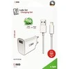 Įkroviklis 2GO Įkroviklis su kablem Lightning - balta 10,5W 1x USB-A