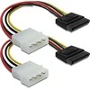 KABELIS ZASILAJĄCY WEWNĘTRZNY MOLEX(M)->SATA(F) 12CM DELOCK