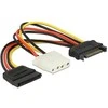 Delock SATA Power 15pin>4pin+SATA 5pin Del