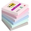 Lipnūs lapeliai 3M Post-it® Super Sticky Soulful 76mmx76mm 6vnt. po 90 lapelių