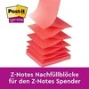Lipnūs lapeliai 3M Post-it® Super Sticky Soulful 76mmx76mm 6vnt. po 90 lapelių