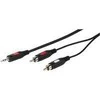 Vivanco kabelis 3,5 mm – 2xRCA 2,5 m (46031)