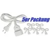 Brennenstuhl ilgiklis, CEE 7/16, IEC 60906-1, max 250V / 2.5A, 5m baltas 1161670 / DEL-118C