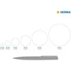 HERMA 4236 lipni etiketė Permatomas Apskritimas Ilgalaikis 600 vnt