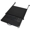 Aixcase Klaviatūra 1H PS2/USB Trackball (AIX-19K1UKDETB-B)