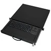 Aixcase Klaviatūra 1H PS2/USB Trackball (AIX-19K1UKDETB-B)